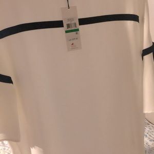 New brand women shirt Calvin Klein color black and whaite  size large